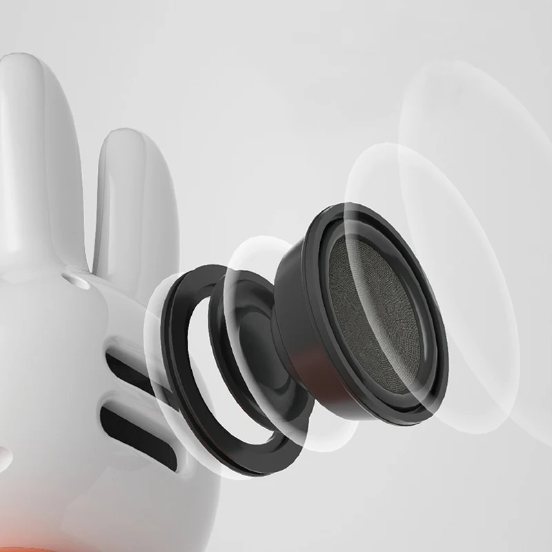 Bluetooth-динамик Miffy фигурка TF-карта беспроводной динамик супер бас 3D цифровой звук