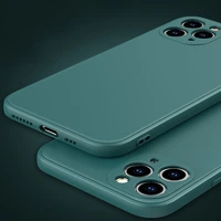 liquid silicone phone case for iphone 11 12 pro max 12 mini xs max xr x 8 7 6s 6 plus se 2020 soft cover flexible material case
