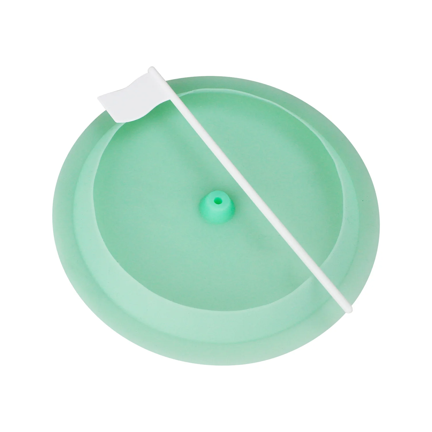 Мягкий стакан для игры в гольф зеленая чашка с отверстием и флагом тренировок