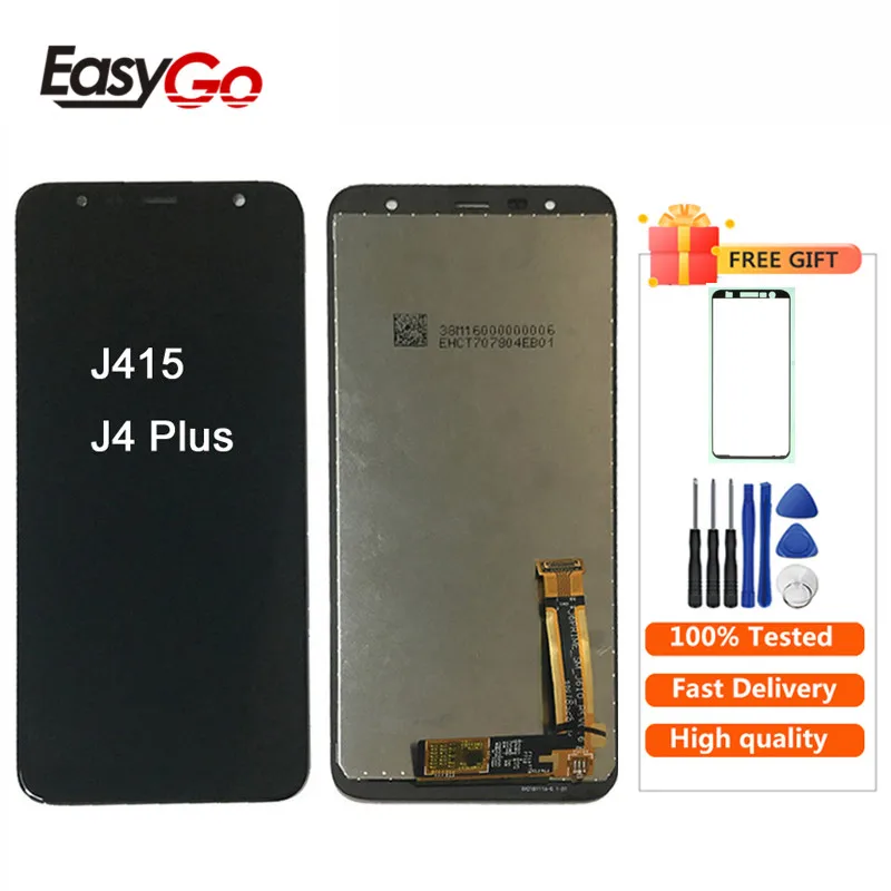 Для Samsung J4 Plus J415 SM J415F J415G J415FN ЖК экран + сенсорный дигитайзер для Galaxy 2018
