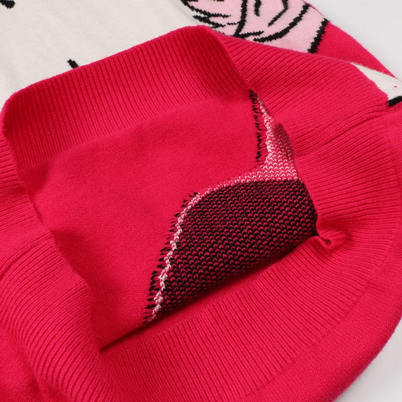 Модные длинные свитера оверсайз Осень-зима 2019 хитовый цвет абстрактное