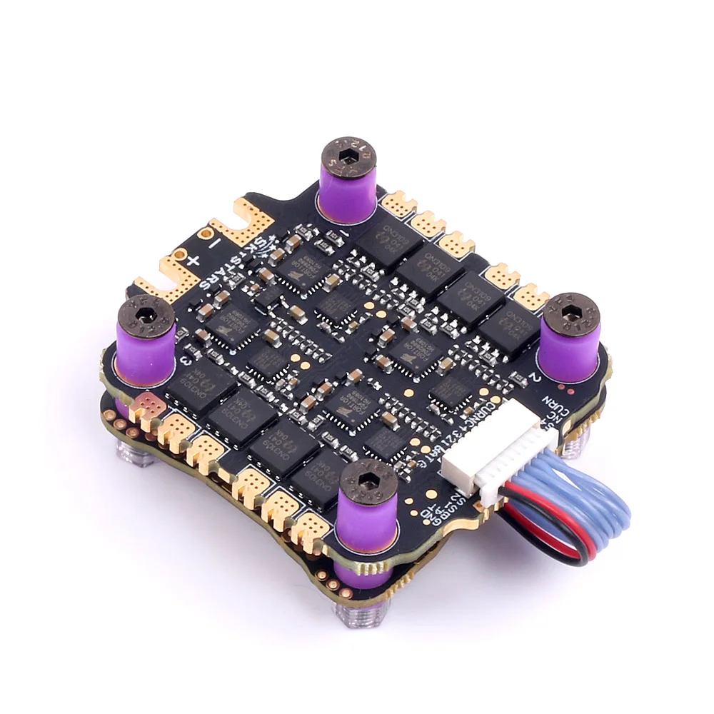 Nuevo/Skystars F4 F405 controlador de vuelo OSD 45A Blheli_S 3-6S 4 en 1 sin escobillas ESC Stack 30,5x30,5mm FPV Dron de carreras Quadcopter-5