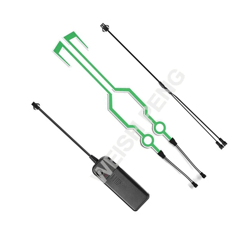 Мод для мотоциклетного шлема EL с холодсветильник комплект из тронных шлемов