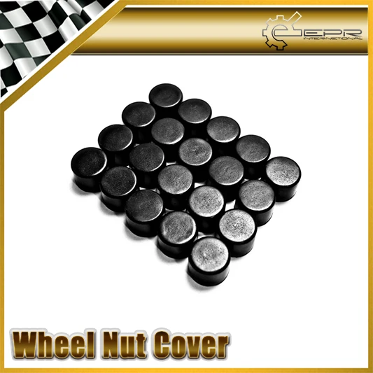 

Car-styling 20pcs Silica Gel Black Wheel Nuts Covers Protective Bolt Caps Hub Screw Protector 17# 19# 21#