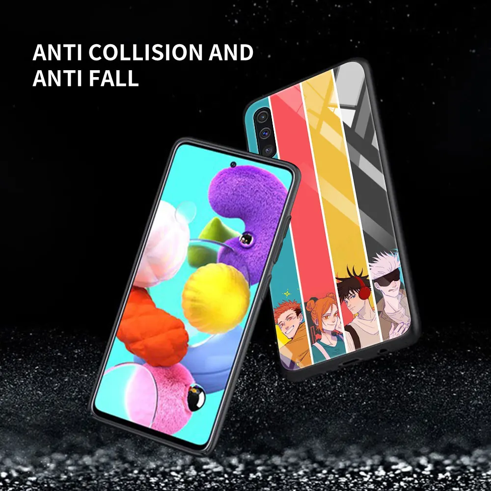 

Jujutsu Kaisen Anime Glass For Samsung Galaxy A51 A71 A50 A70 Tempered Phone Case A31 A21s A30 A91 A41 M31 A40 A32 A12 Cover