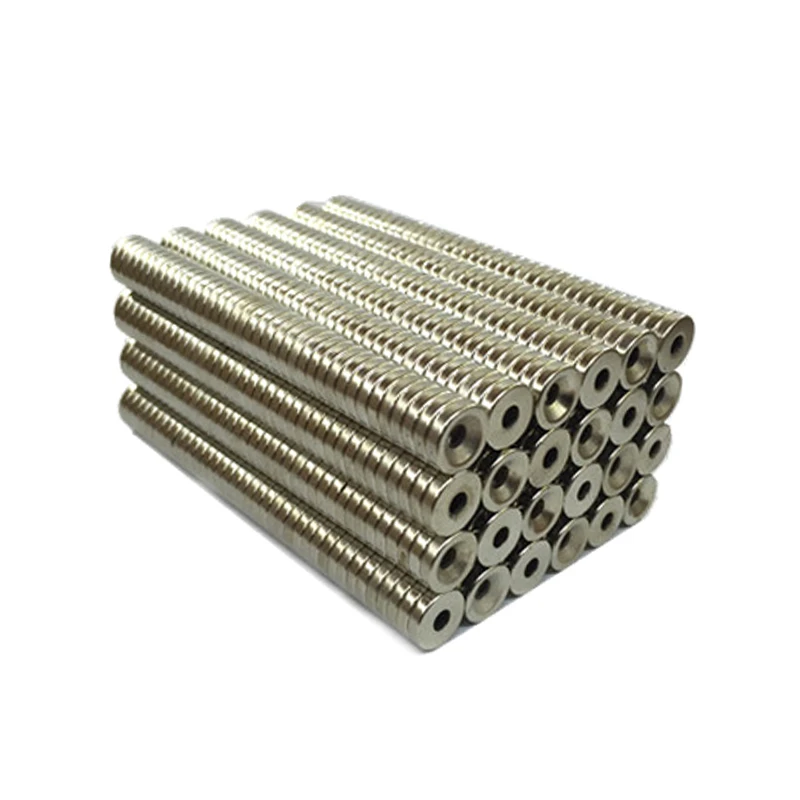 50/100/200 шт 12x3 мм отверстие 4 супер сильный кольцами магнит потайной N35 12*3-4