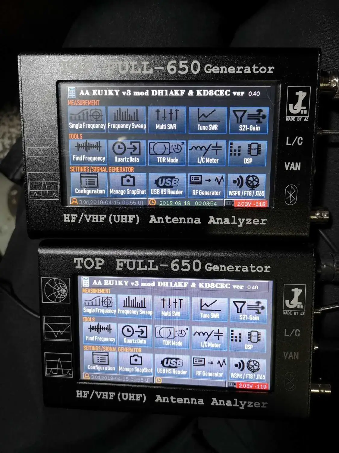 HF/VHF/UHF 4 3 &quotсенсорный ЖК дисплей 0 1 1300 МГц ГГц ANT SWR портативный антенный