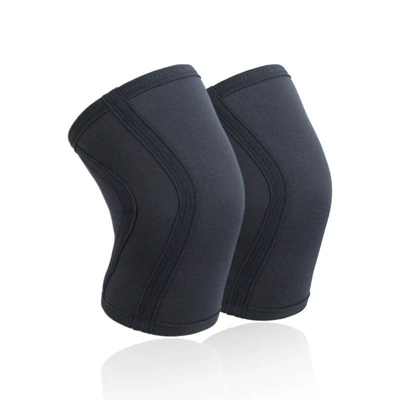Squat ciclismo compressione ginocchiera 5mm Neoprene supporto per ginocchio ginocchiere per sollevamento pesi Crossfit Powerlifting ginocchiere
