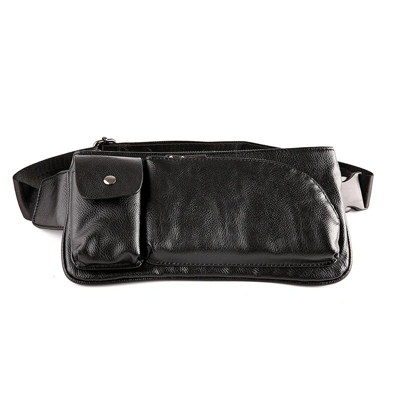 2021 New Leather Men's Sling Chest Day Pack Back Vintage Casual Messenger Bags Cross Body Cowhide Shoulder Bag