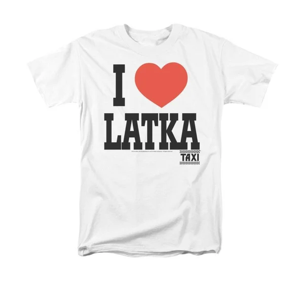 

Футболка для ТВ-шоу Taxi I Heart Latka, размеры S-3X NEW