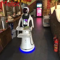 luxury fashion restaurant intelligent food delivery robot modern home intelligent water delivery robot