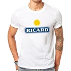 Футболка Ricard в стиле Харадзюку для мужчин и женщин, оверсайз топ с коротким рукавом, одежда для мужчин, лето 2021