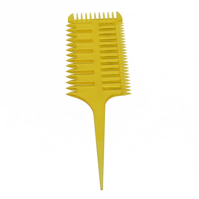 

Colorful Barber Salon Style Haircut Comb With Tail Fish Bone Shape Women Updo Big Tooth Comb Professional Hair Dyeing Tool 1PC