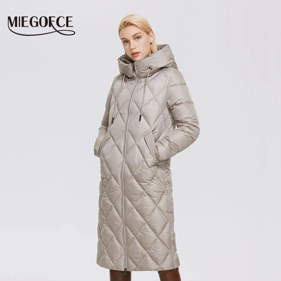 

Женская Стеганая удлиненная куртка, плотное теплое хлопковое пальто, зимние женские длинные пуховики, женская одежда для женщин, куртки