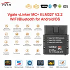 2021 новый оригинальный Vgate vLinker MC + ELM 327 V2.2 Bluetooth 4.0 Wi-Fi ELM327 для AndroidIOS сканер OBD2 автомобильный диагностический сканер