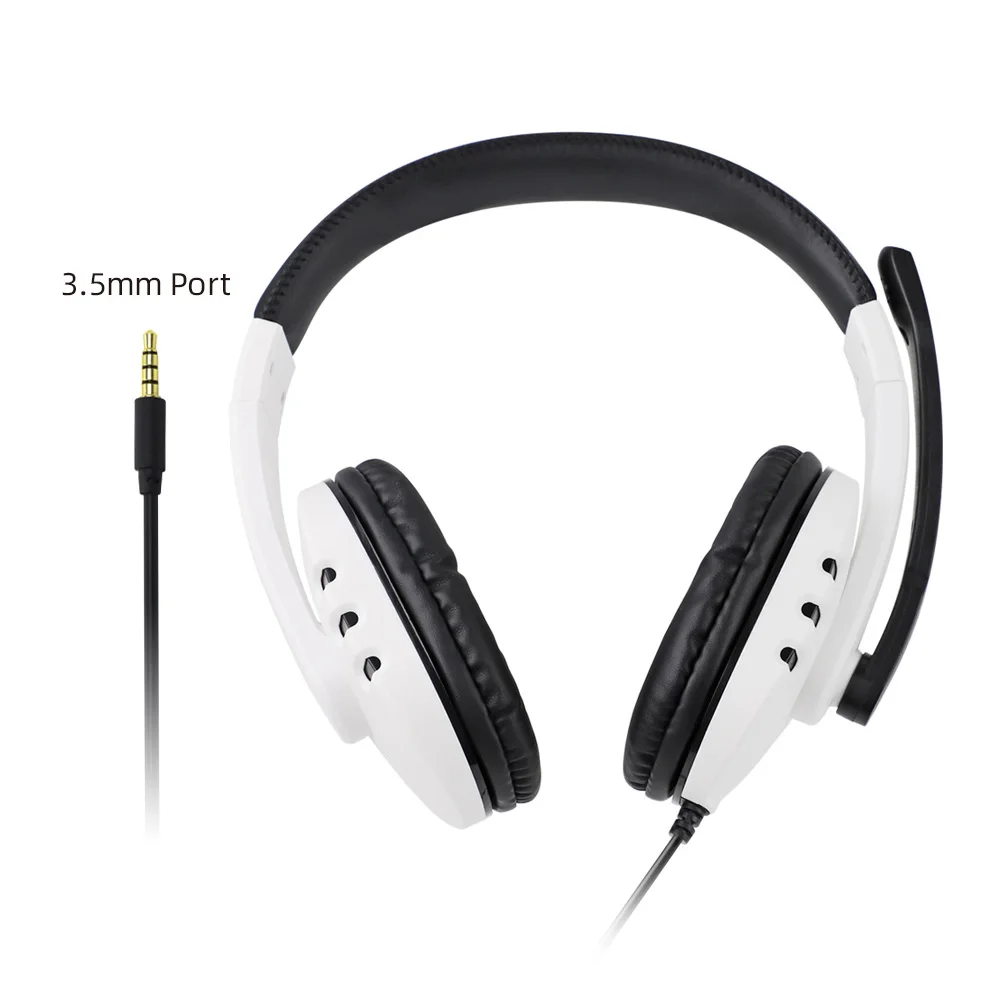 

New PS5 Wired Headset Gamer PC 3.5mm For Xbox one PS4 PC PS3 NS Headsets Surround Sound Gaming Overear Laptop Tablet Gamer
