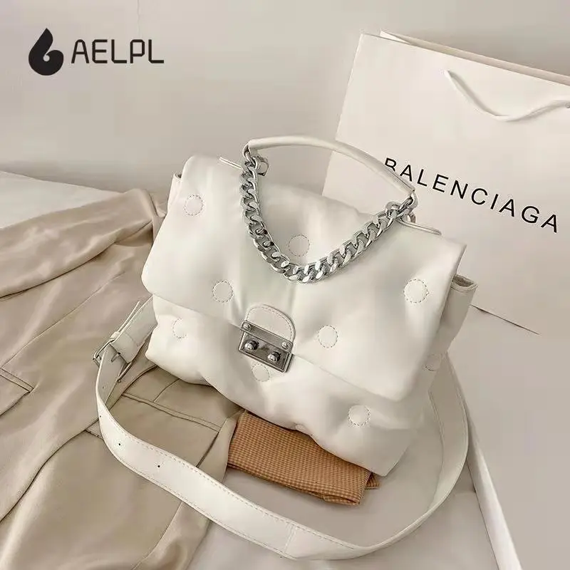 

AELPL Famous Designer Brand Bags Women Leather Handbags 2021 Luxury Ladies Hand Bags Purse Fashion Shoulder Bags