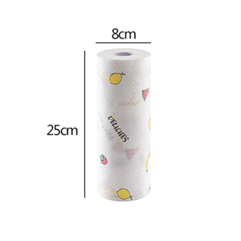 

Kitchen Towel Reusable Cleaning Cloth Non-woven Dish Towel Disposable Reusable Wet and Dry Rag Oil Absorbent Home Cleaning Cloth