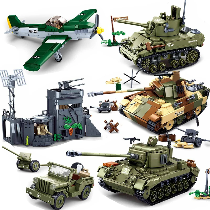 Военный танк WW2 бронированный автомобиль истребитель немецкий грузовик солдаты