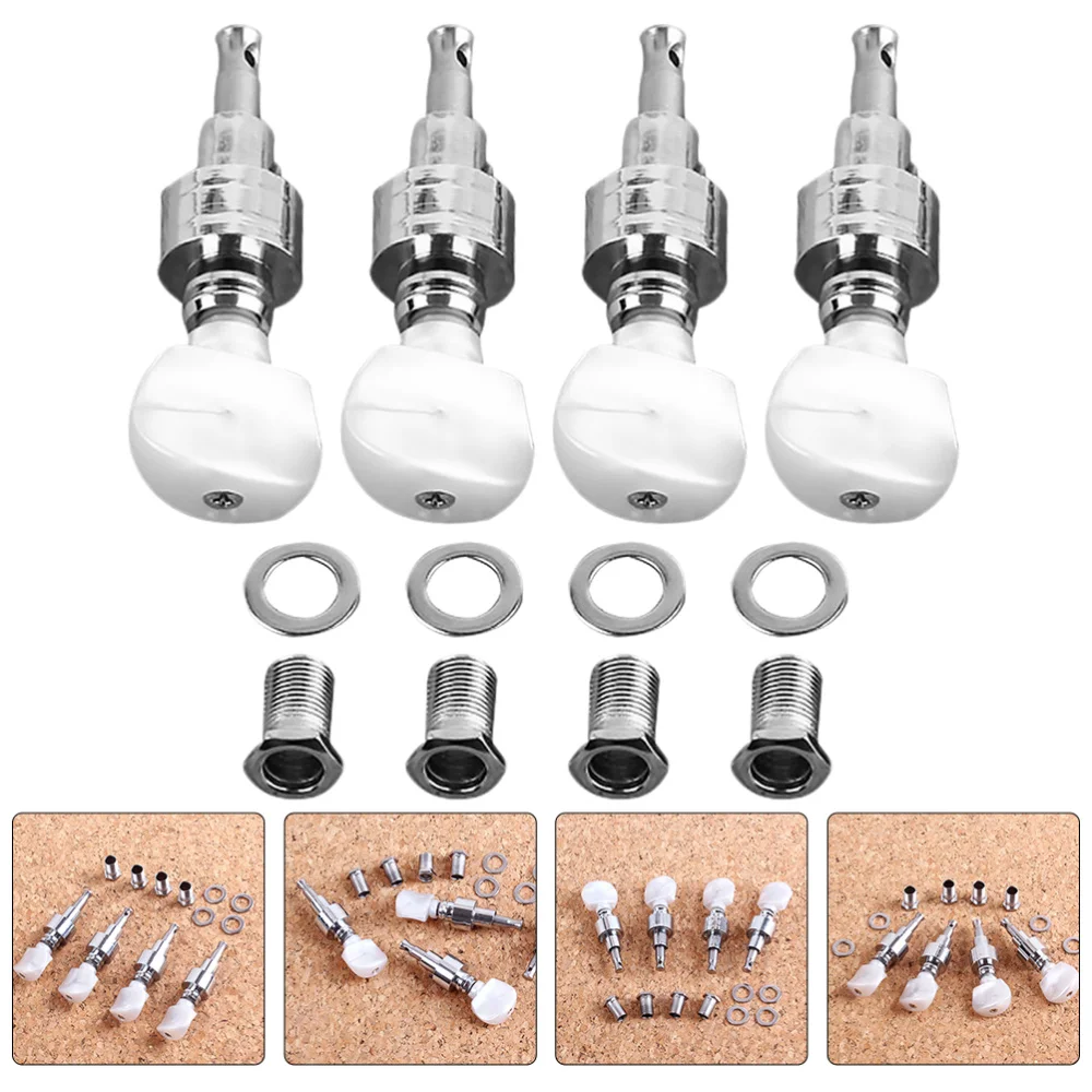 

4pcs Banjo Accessories Parts Tuning Pegs Machine Heads String Key Tuners