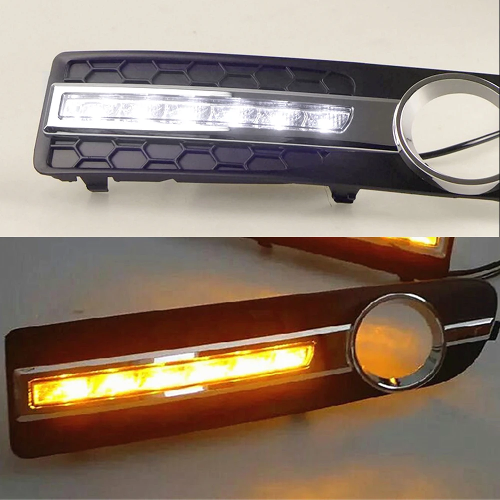 Автомобиль мигающий светодиод Противотуманные фары светильник 2 шт. для Volvo S80 2009