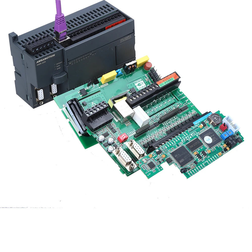 Ethernet CPU224XP-E PLC программируемый логический контроллер 2AI 1AO замена Siemens 214-2BD23/2AD23 220V