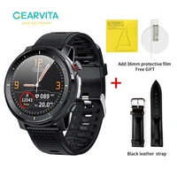 gearvita l15 smart watch men ip68 waterproof smartwatch smart remote control ecg ppg blood pressure heart rate sport fitness l16