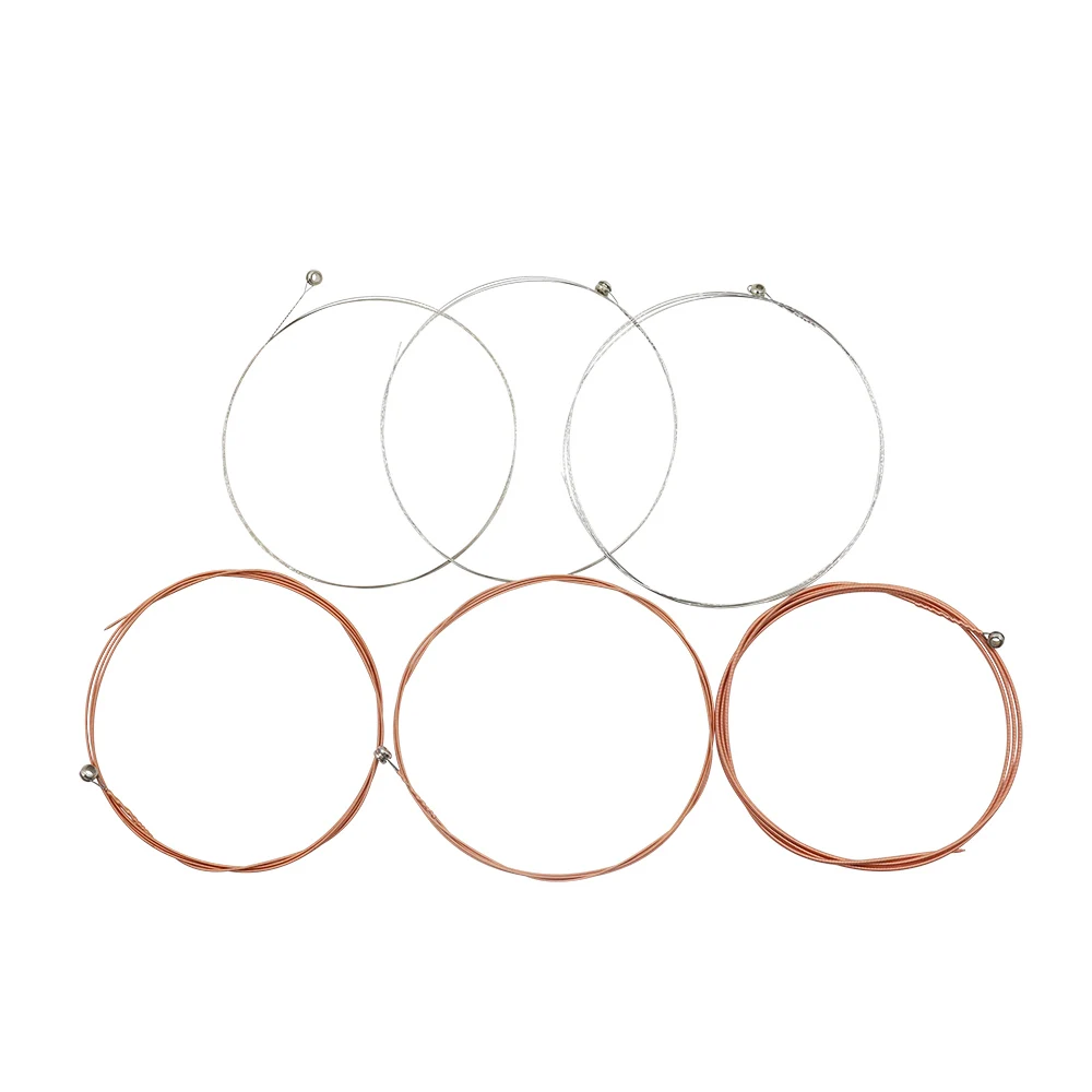 

6 Pieces Durable Guitar String Set for Music Instruments Acoustic Guitar Parts Accessories