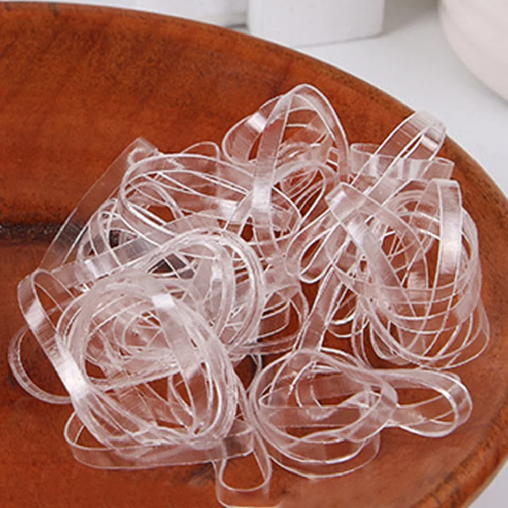 Прозрачный держатель для конского хвоста эластичная резинка волос веревки
