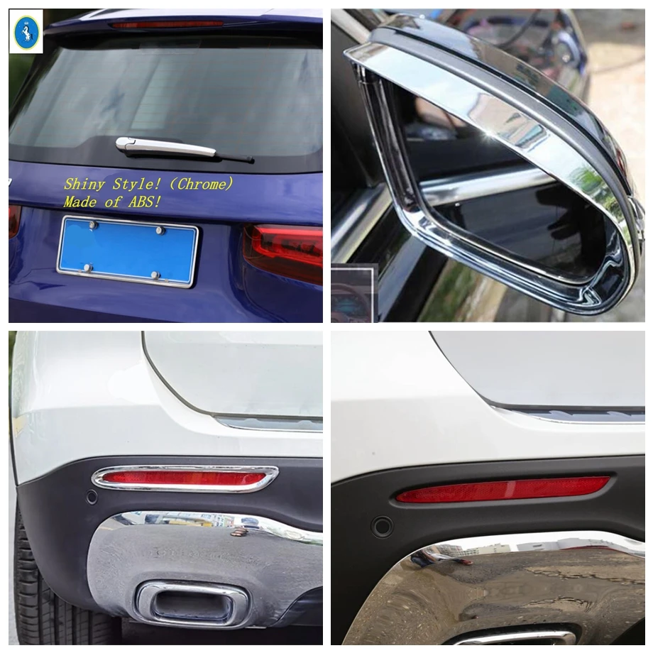 

Rain Shade Rainproof Mirror Eyebrow / Rear Window Wiper Cover Trim Kit For Mercedes-Benz GLB 180 200 X247 2020 2021