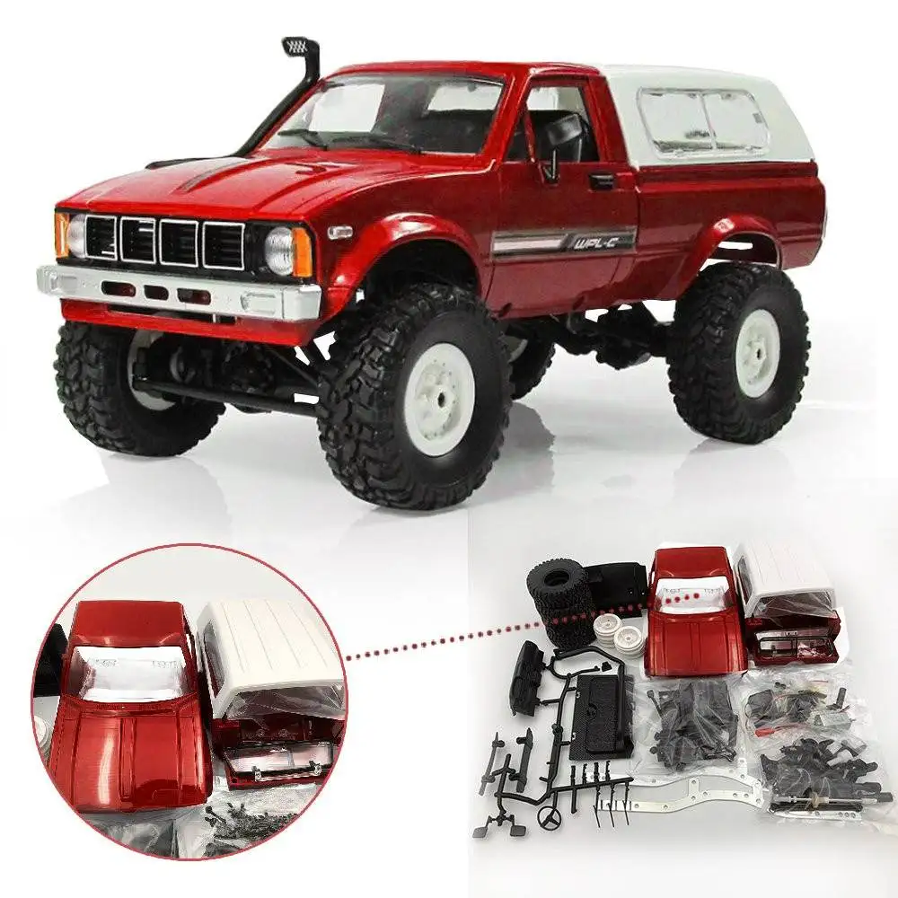 WPL C 24 RC автомобиль 1:16 4WD 2 4G Радиоуправляемый военный гусеничный внедорожный 2CH RTR