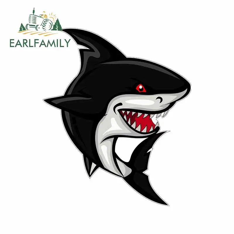

EARLFAMILY 13 см x 10 см для акулы Мультяшные автомобильные наклейки доска для серфинга красивая наклейка бампер индивидуальное креативное устойч...