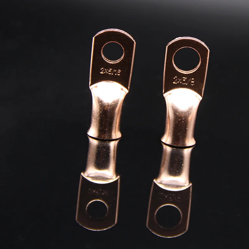 70 шт. ассортимент провода кольцо голая медь 1/0 AWG Калибр 3/8 "Разъемы