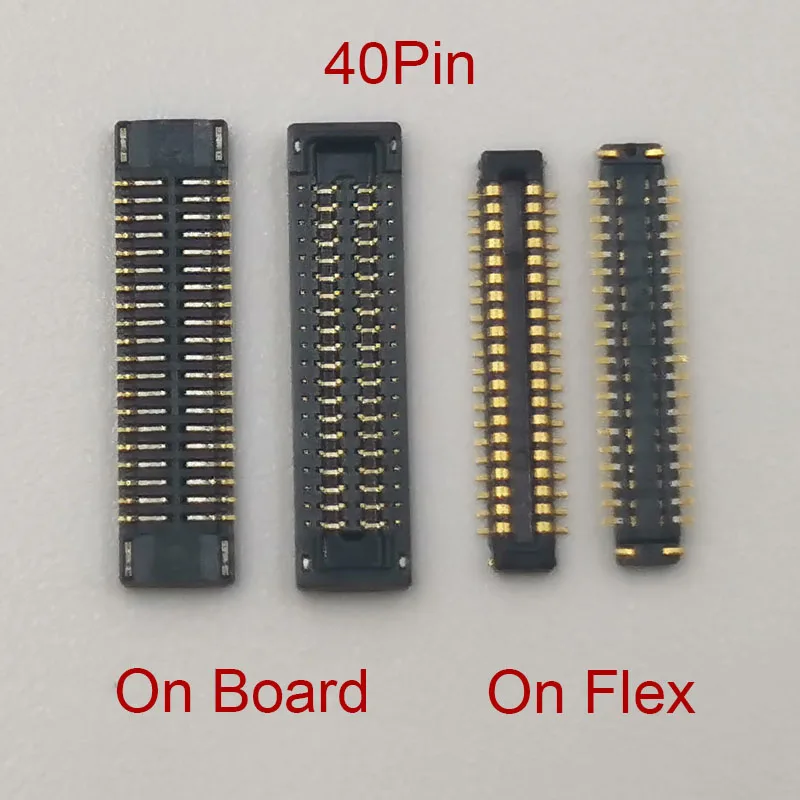

10Pcs 40Pin LCD Display Screen Flex FPC Connector On Motherboard For Samsung Galaxy G6200 A6S A10S A107 A20S A207 A2070 Plug