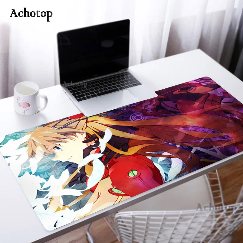 

Mouse pad Evangelion Logo Computer Laptop Anime Keyboard Mouse Mat Large Mousepad PC Gamer Computer Keyboard Decoracion Desk Mat