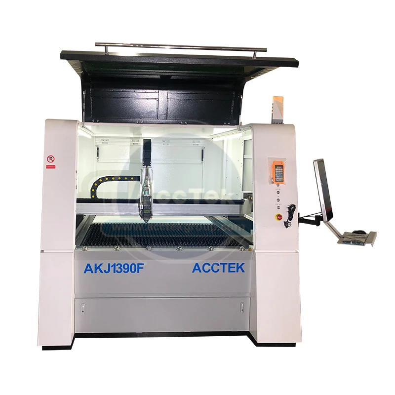 Лазерный резак по хорошей цене 1000 Вт 4x3 фута миниатюрная Волоконно Лазерная