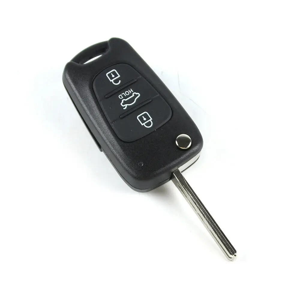 Для KIA Rondo Sportage Soul Rio 3 кнопки раскладной дистанционный Брелок чехол Замена авто