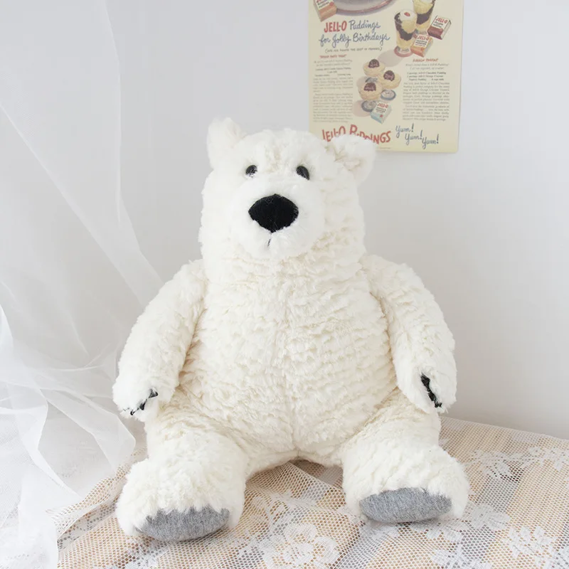 

Kawaii White Polar Bear Sea Bear Soft Stuffed Animal Plush Toys Cute Animals Pillows Doll Toy for Children Kids Gift Sofa Decor