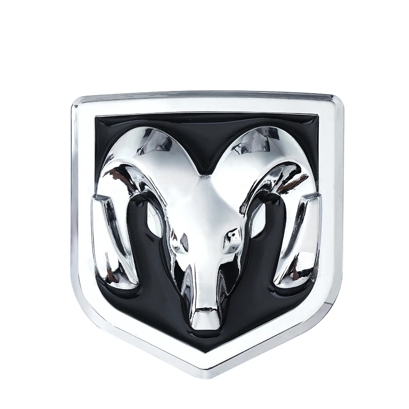 3D металлические наклейки с головой ОЗУ для Dodge Ram 1500 Challenger Калибр зарядное