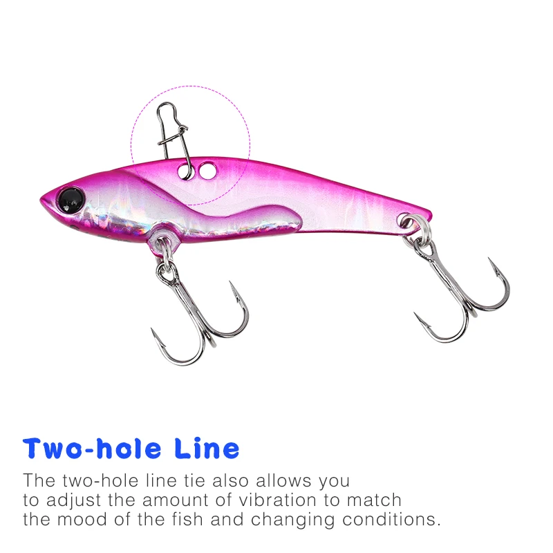 TSURINOYA Fishing Lure VIB Metal Swimbait DW52 50mm 7g Sinking Vibration Hard Bait Spoon Winter Jig | Спорт и развлечения