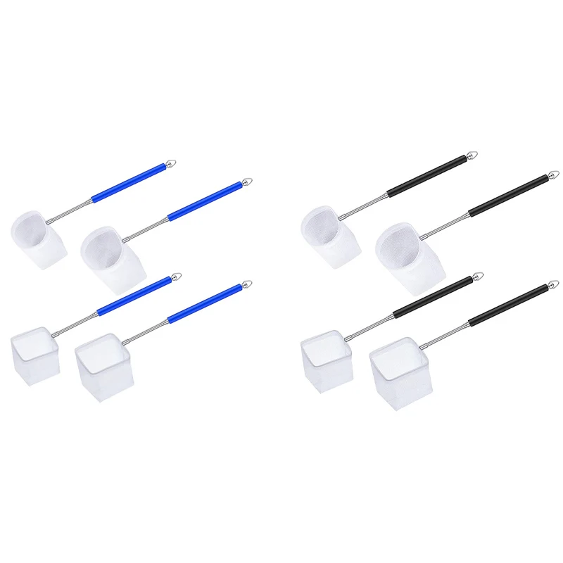 

4 шт., рыболовная сеть для аквариума, из нержавеющей стали