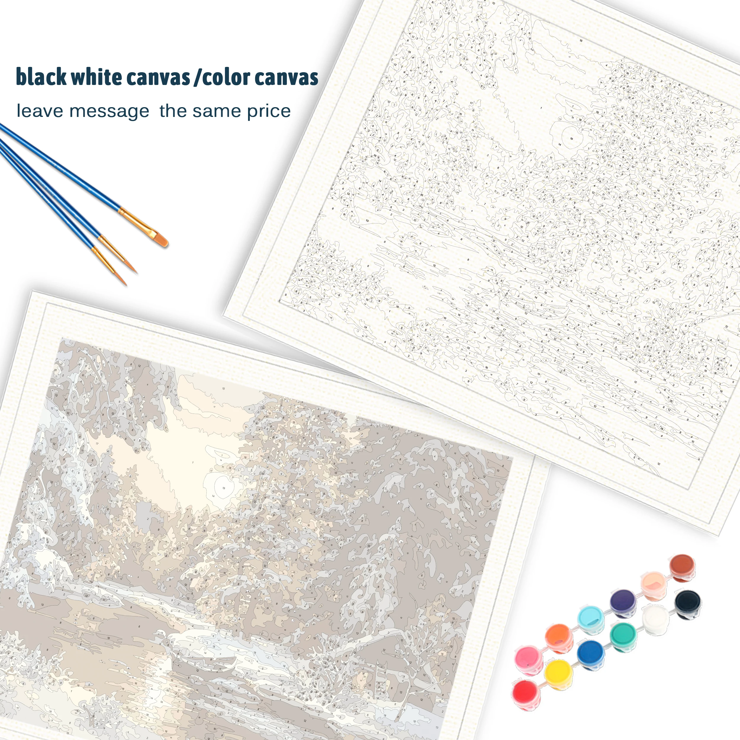 Картина по номерам на холсте Деревня 40 х50 см|art pictures|diy paintingpainting diy |