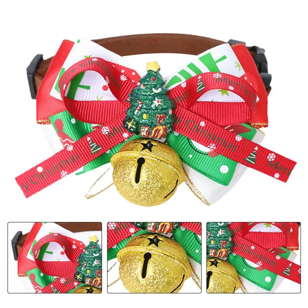 

Хороший устойчивый к разрыву эргономичный Рождественский декоративный галстук-бабочка для домашних животных легкий Регулируемый