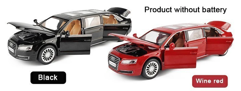 1:32 Масштаб Audi A8 музыкальная с подсветкой машина Diecasts игрушечный транспорт горячее колесо модель автомобиля с автомобилем горячее колесо двери можно открыть игрушку