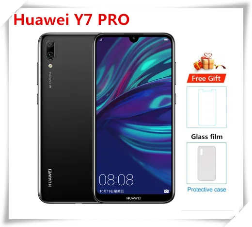

Оригинальный сотовый телефон HuaWei Y7 Pro 2019 Enjoy 9 4G LTE мобильный телефон 6,26 МП 450 дюйма Snapdragon 8,1 Android 128 4 Гб + 4000 ГБ мАч