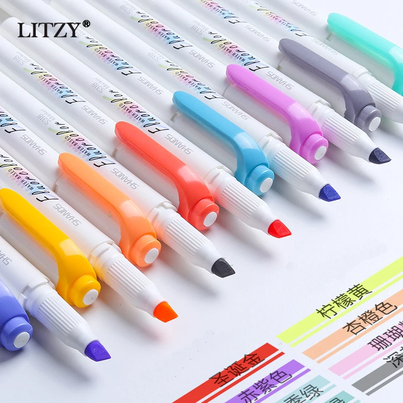 15/25 шт./компл. японская двойная головка хайлайтер ручка Сделай Сам Рисунок Зебра