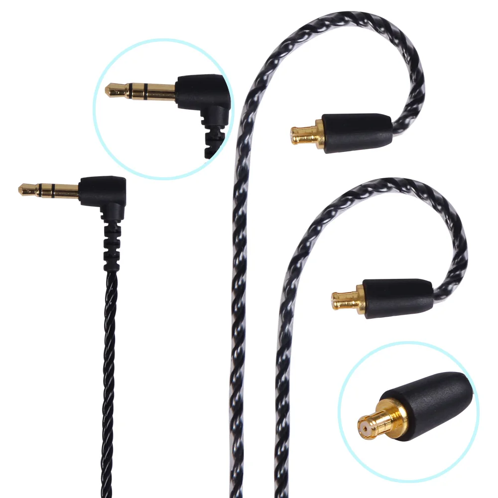 FDBRO 3 5 мм 4 жильный однокристальный посеребренный медный провод Hifi кабель для
