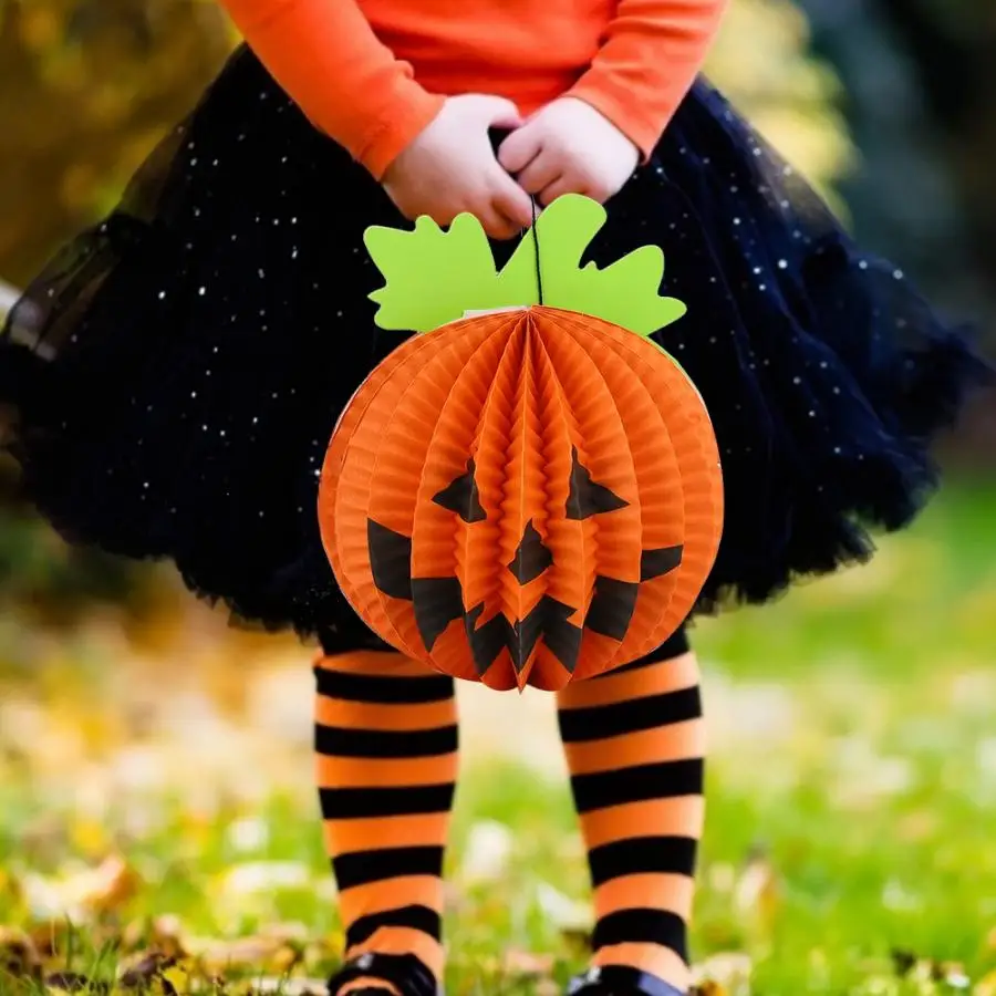 Бумажные фонарики на Хэллоуин подвесной фонарь свадебное украшение вечеринку