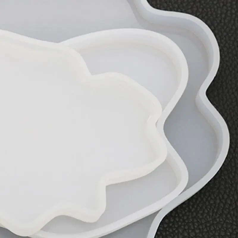 

DIY Crystal Epoxy Mould Irregular Coaster Cup Pad Mold Handmade Resin Molds