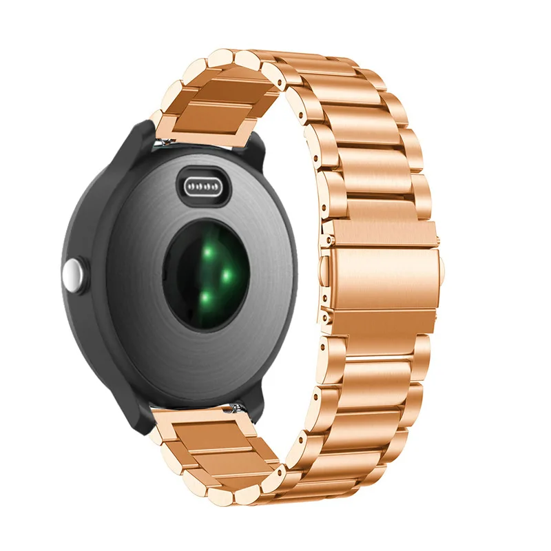 Ремешок из нержавеющей стали для наручных часов Garmin Vivoactive 3 20 мм спортивный